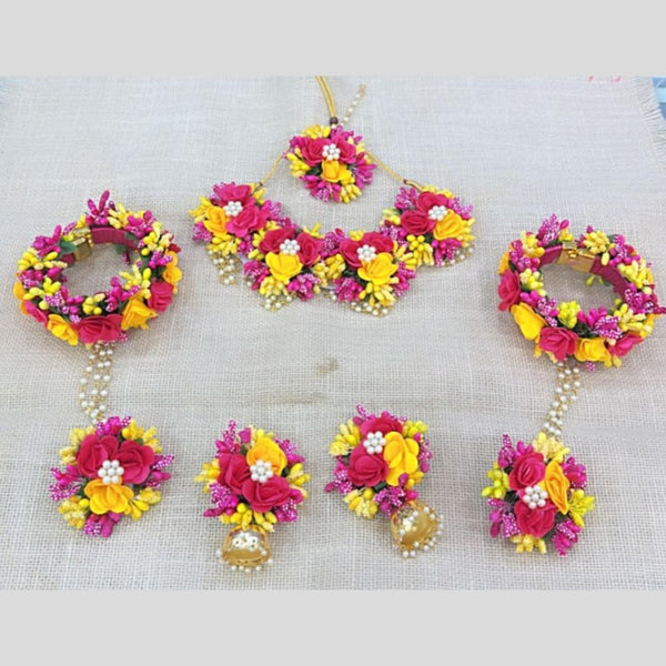 Manisha Jewellery Floral Jewellery Combo Set