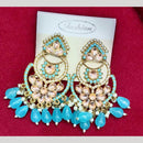 Manisha Jewellery Gold Plated Pota & Kundan Stone Dangler Earrings