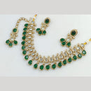 Manisha Jewellery Gold Plated Crystal Stone Necklace Set