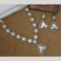 Manisha Jewellery Gold Plated Crystal Stone Necklace Set