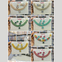 Manisha Jewellery Gold Plated Kundan Stone Necklace Set
