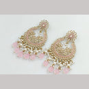 Manisha Jewellery Gold Plated Crystal Stone And Pearls Dangler Earrings