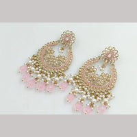 Manisha Jewellery Gold Plated Crystal Stone And Pearls Dangler Earrings
