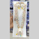 Manisha Jewellery Gold Plated Kundan Stone And Meenakari Long Necklace Set