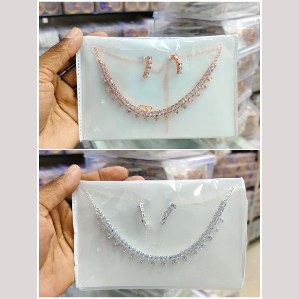 Manisha Jewellery Designer Crystal Stone Perfect for Special Occasions Necklace Set