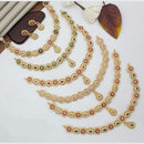 Manisha Jewellery Gold Plated Pota & Pearls  Festive Wear  Necklace Set