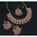 Manisha Jewellery Gold Plated Crystal & Beads Elegant Necklace Set