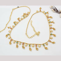 Manisha Jewellery Gold Plated Pota Stone Perfect Bridal Waist Chain Kamarbandh