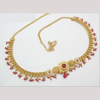 Manisha Jewellery Gold Plated Pota Stone And Pearls Perfect Bridal Waist Chain Kamarbandh