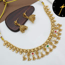 Manisha Jewellery Regal Charm Kundan & Pearl Gold Plated Necklace Set