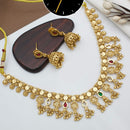 Manisha Jewellery Regal Charm Kundan & Pearl Gold Plated Necklace Set