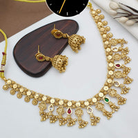 Manisha Jewellery Regal Charm Kundan & Pearl Gold Plated Necklace Set