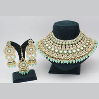 Manisha Jewellery Royal Touch Kundan And Pearl Choker Necklace Set
