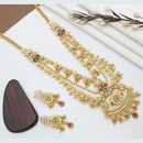 Manisha Jewellery Royal Heritage Kundan Stone, Beads And Meenakari Art Long Necklace Set