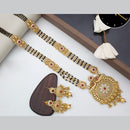 Manisha Jewellery Royal Aura Gold Plated Pota And Meenakari Mangalsutra