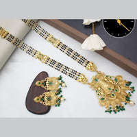 Manisha Jewellery Royal Aura Gold Plated Pota Mangalsutra