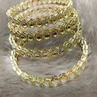 Manisha Jewellery Radiant Reflections Gold Plated Kundan Bangles