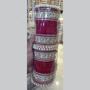 Manisha Jewellery Radiant Reflections Gold Plated Austrian Stone And Kundan Acrylic Bangles Set