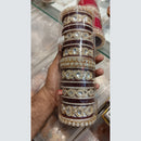 Manisha Jewellery Radiant Reflections Gold Plated Austrian Stone And Kundan Acrylic Bangles Set
