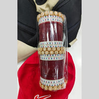 Manisha Jewellery Gold Finish Kundan And Pearl Acrylic Bangles Set