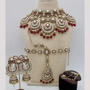 Manisha Jewellery Gold Plated Kundan Stone Semi-Bridal Necklace Set
