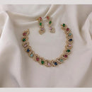 Manisha Jewelley Gold Plated Austrian Stone Necklace Set