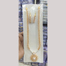 Manisha Jewellery Gold Plated Pearl Long Necklace Set