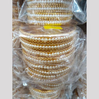 Manisha Jewellery Gold Plated Pearl Bangles Set