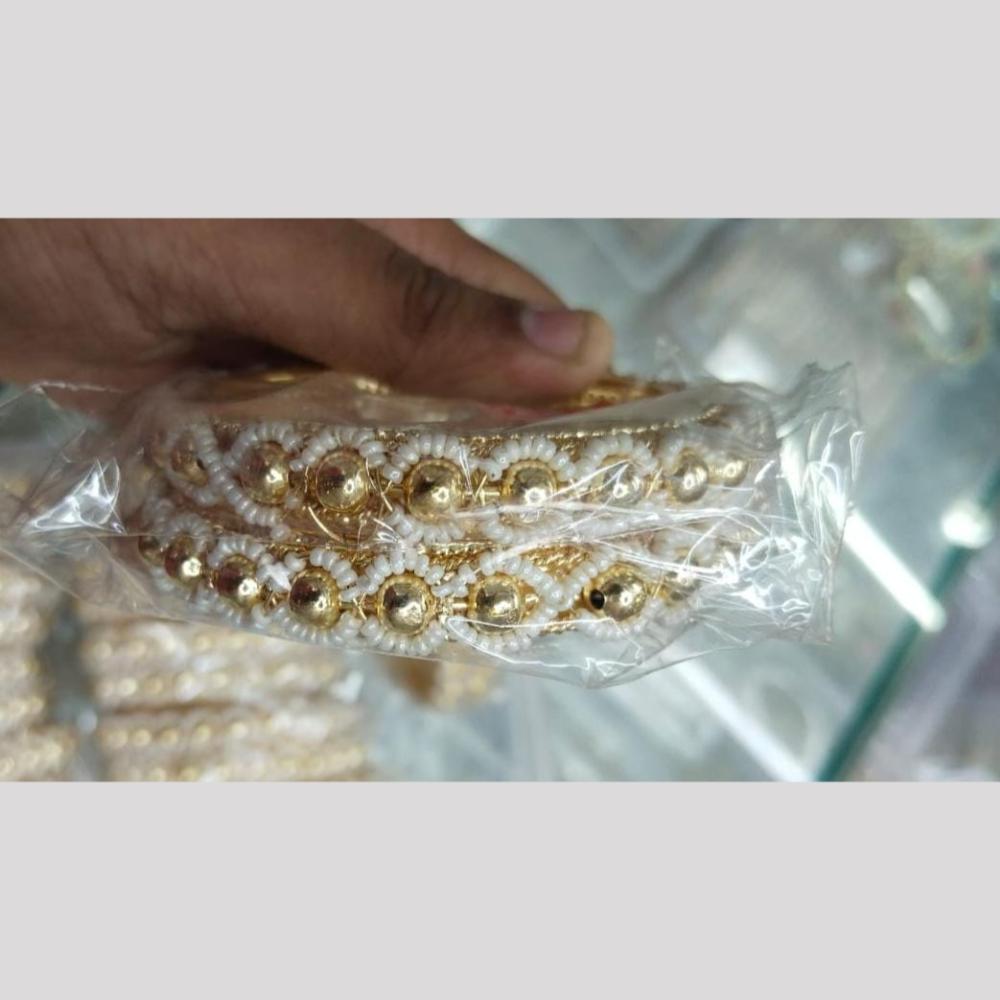 Manisha Jewellery Gold Plated Pearl Bangles Set