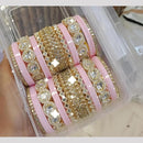 Manisha Jewellery Gold Plated Kundan Mirror Acrylic Bangles Set