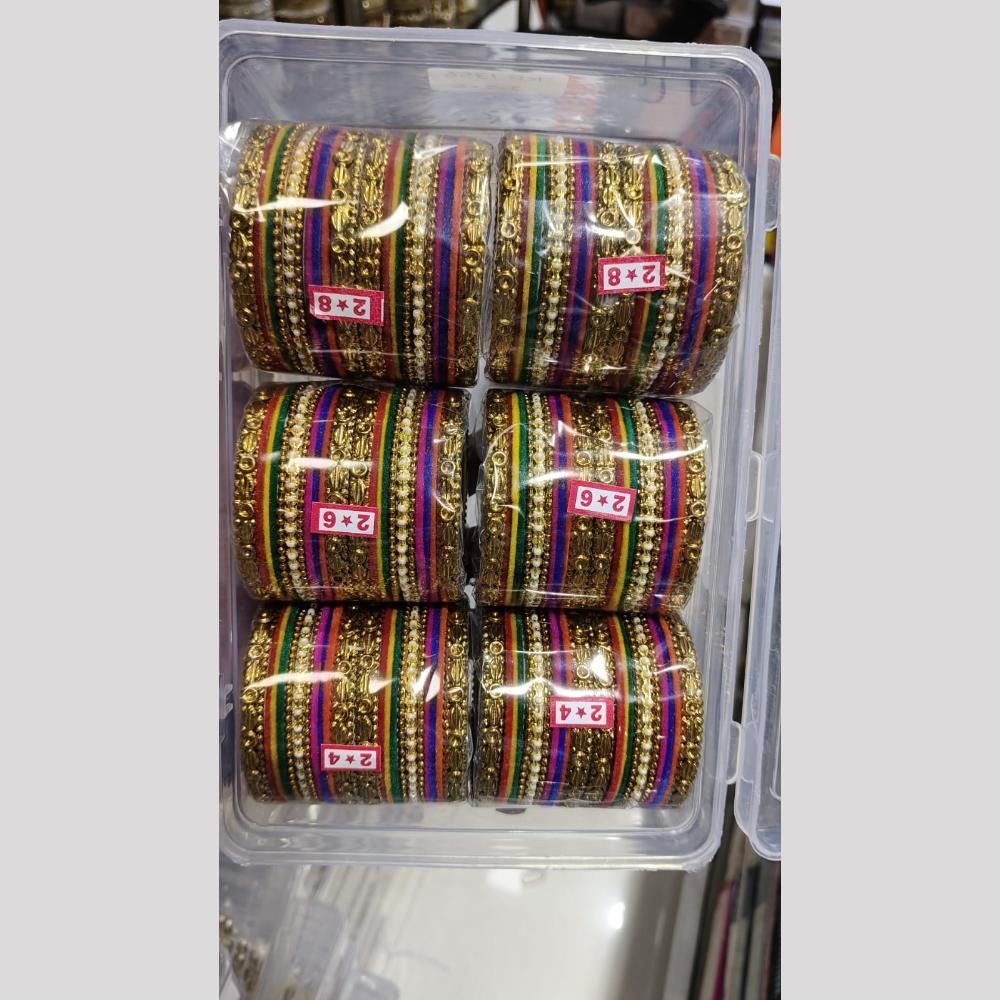 Manisha Jewellery Gold Plated Austrian Metal Bangles Set