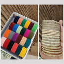 Manisha Jewellery Gold Plated Austrian Stone And Pearl Velvet Bangles Set