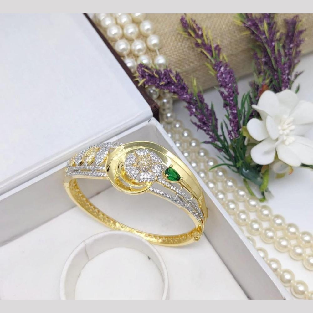 Manisha Jewellery Gold Plated American Diamond Bracelet