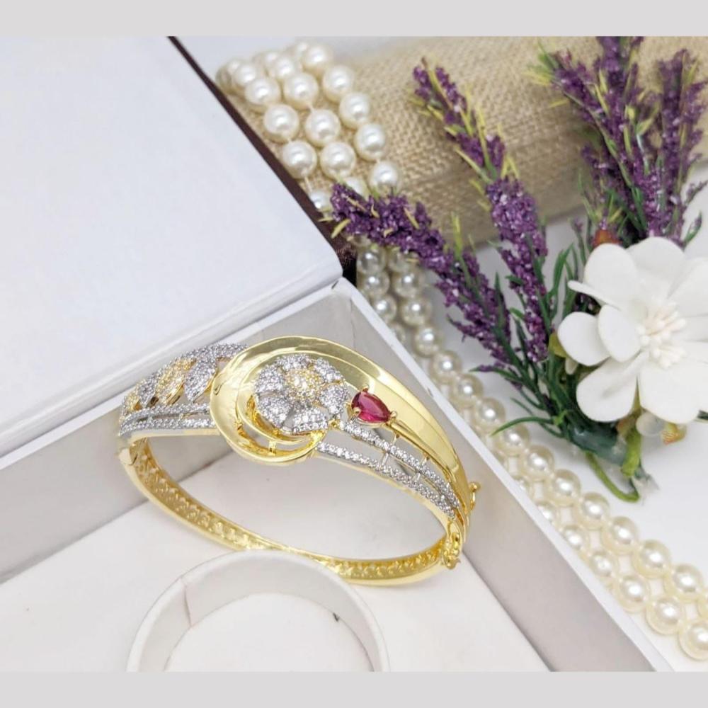 Manisha Jewellery Gold Plated American Diamond Bracelet