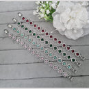 Manisha Jewellery Silver Plated American Diamond Bracelet
