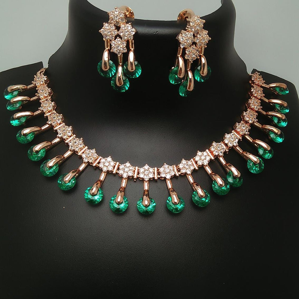 Manisha Jeweller American Diamond Necklace Set