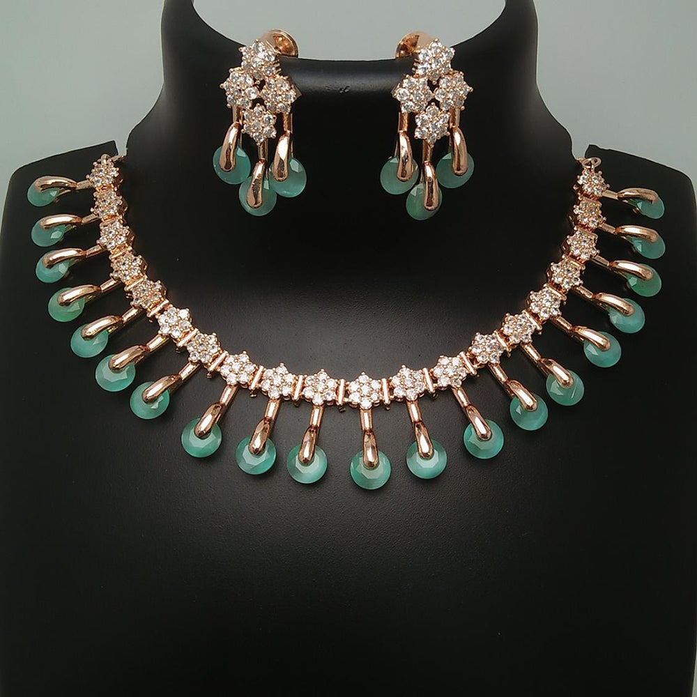 Manisha Jeweller American Diamond Necklace Set