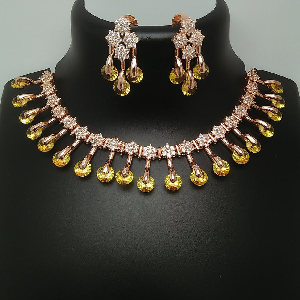 Manisha Jeweller American Diamond Necklace Set