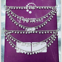 Manisha Jewellery Silver Plated Pearls Kanchain