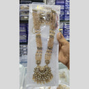 Manisha Jewellery Gold Plated Crystal Stone And Beads Long Necklace Set