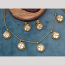 Manisha Jewellery Gold Plated Kundan  Necklace Set
