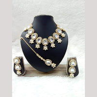Manisha Jewellery Gold Plated Kundan  Necklace Set