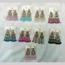 Manisha Jewellery Gold Plated Kundan Stone And Beads Dangler Earrings