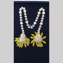 Manisha Jewellery Gold Plated Kundan Stone And Beads Jhumki Earrings With Kanchain