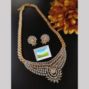 Manisha Jewellery  American Daimonds Long Necklace Set