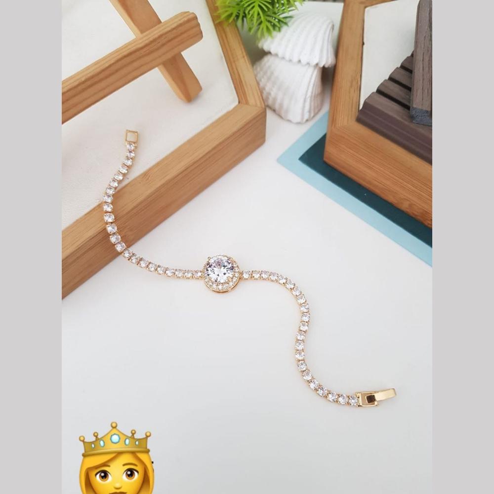 Manisha Jewellery Gold Plated Austrain Stone Bracelet