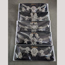 Manisha Jewellery Oxidized Plated Pota Stone Necklace Set (Assorted Design) (One Piece Only)