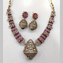 Manisha Jewellery Gold Plated Polki Kundan Necklace Set