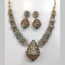Manisha Jewellery Gold Plated Polki Kundan Necklace Set