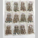 Manisha Jewellery Gold Plated Crystal Stone And Beads Dangler Earrings